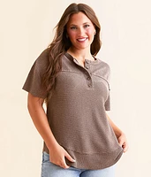 Urban Ribbed Henley Top