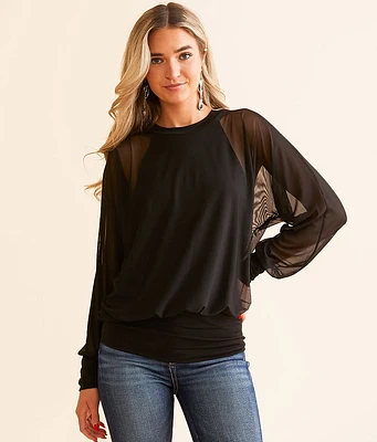 Daytrip Mesh Dolman Top