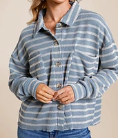 Striped Boxy Shirt