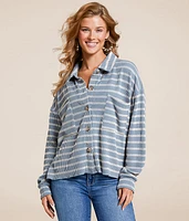 Striped Boxy Shirt