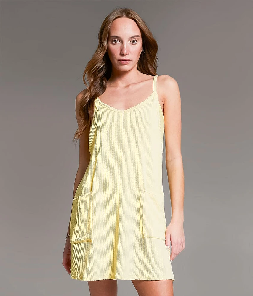 Ribbed Romper Dress