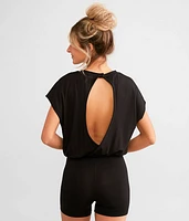 Surplice Back Romper