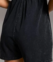 Washed Knit Romper