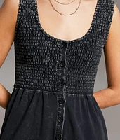 Washed Knit Romper
