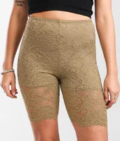 BKEssentials Floral Lace Biker Short