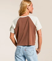 Ribbed Color Block Henley