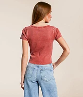 Washed Asymmetrical Top