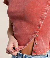 Washed Asymmetrical Top