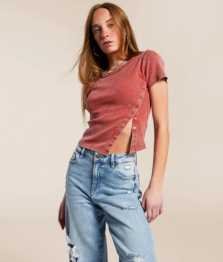Washed Asymmetrical Top