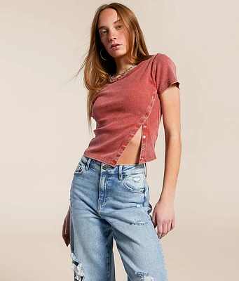 Washed Asymmetrical Top