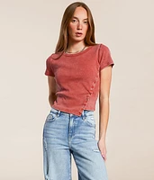 Washed Asymmetrical Top