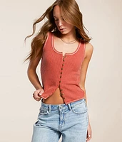 Waffle Knit Tank Top