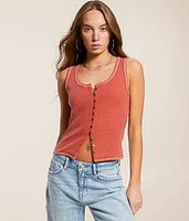 Waffle Knit Tank Top