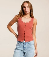 Waffle Knit Tank Top