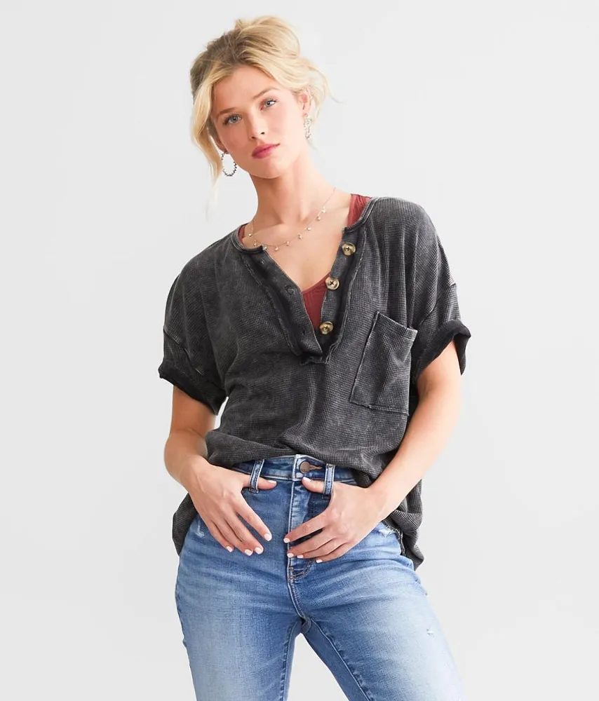 Washed Henley