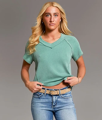 Ribbed Knit Top
