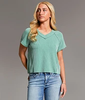 Ribbed Knit Top