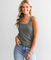 Side Ruched Tank Top