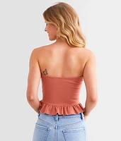 Sweetheart Corset Cropped Tube Top