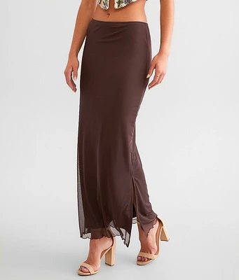 Willow & Root Mesh Maxi Skirt