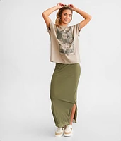 Willow & Root Mesh Maxi Skirt