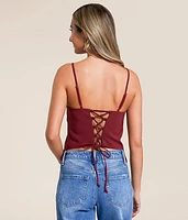 Back Lace-Up Tank Top