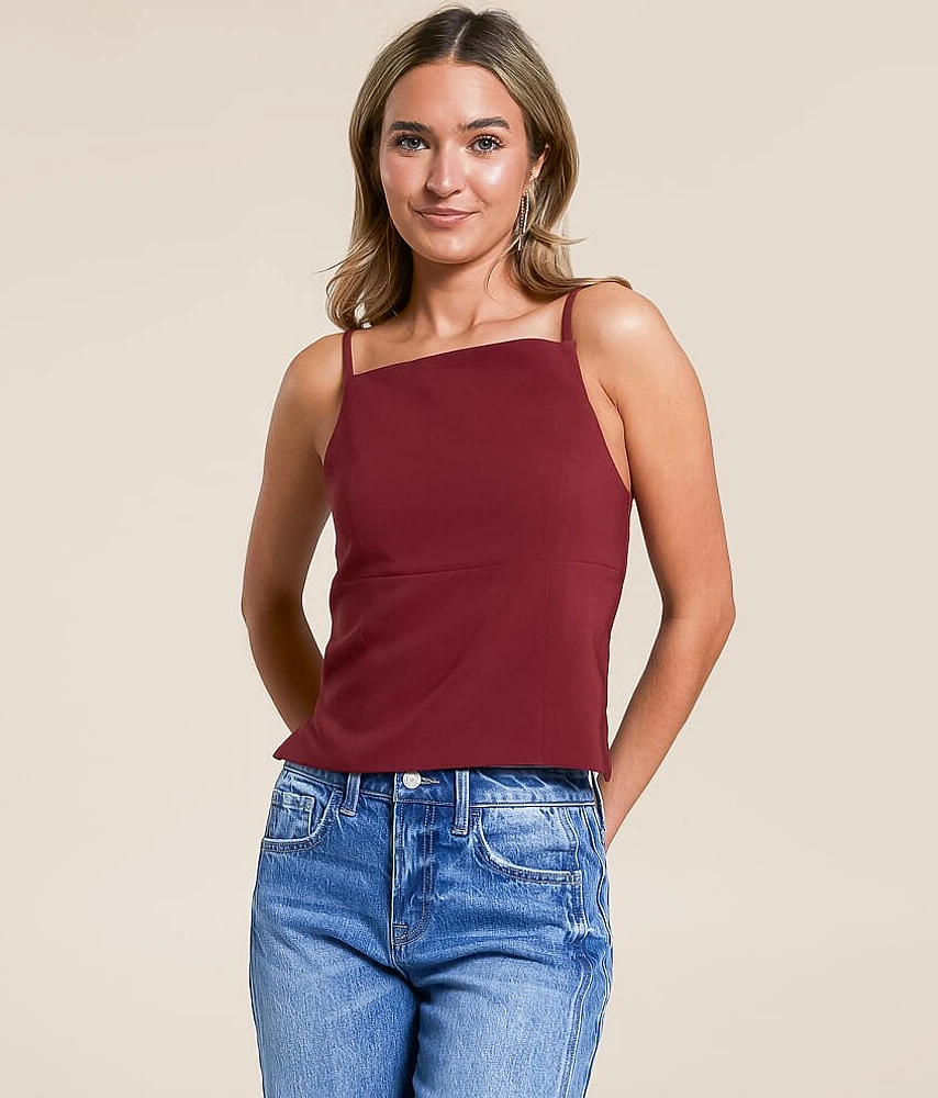 Back Lace-Up Tank Top