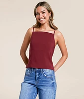 Back Lace-Up Tank Top