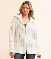 Chenille Cardigan Sweater