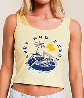Floatin' Cropped Tank Top