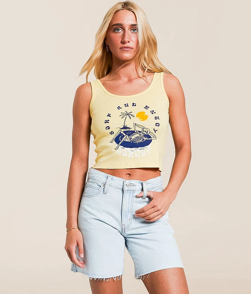 Floatin' Cropped Tank Top