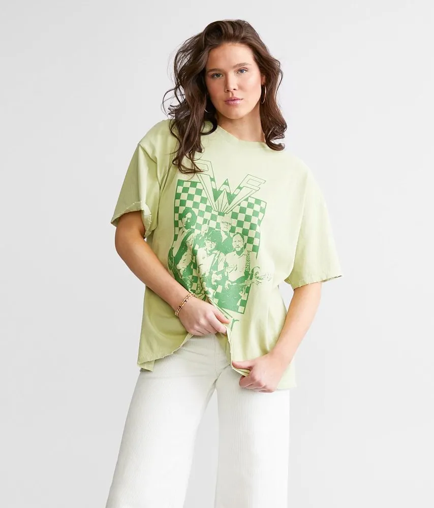 Junkfood Grateful Dead Band T-Shirt - Green Small, Women's