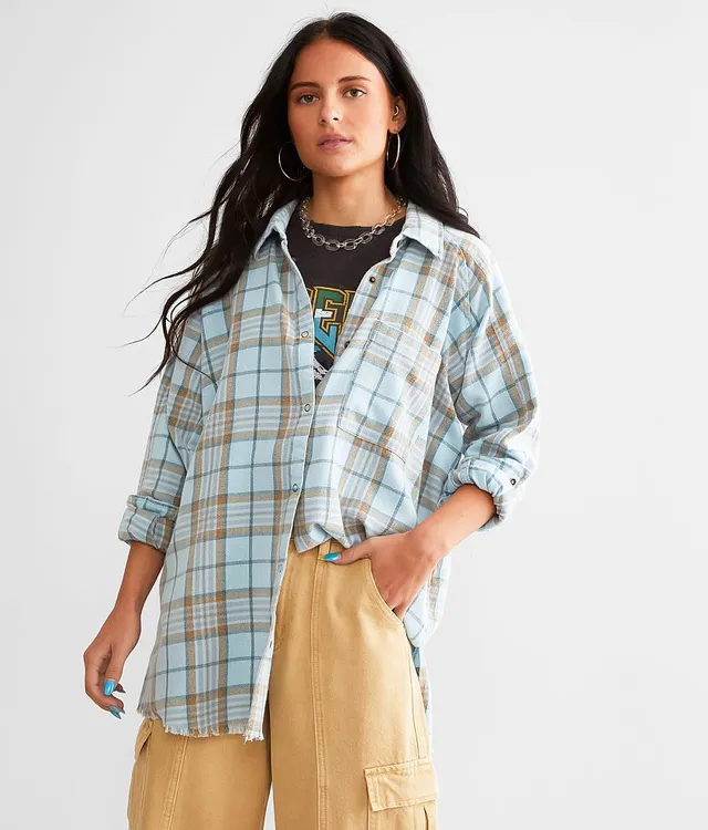 Gilded Intent Women's Cropped Flannel Shirt