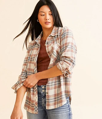 BKE Plaid Eased Flannel Shirt