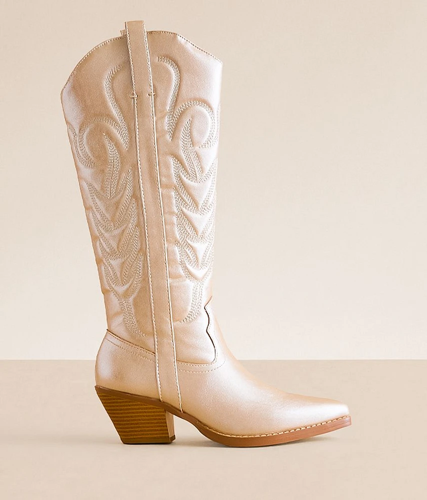 Coconuts Dixie Metallic Western Boot