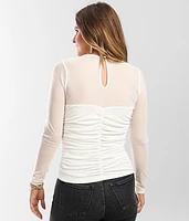 Pieced Mesh Top