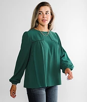 Crinkle Woven Top