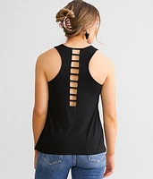 Rhinestone Ladder Tank Top