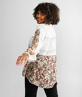 Paisley Pieced Blouse