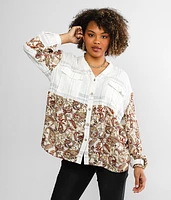 Paisley Pieced Blouse