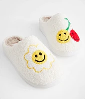 Mia Cozi Smiley Flower & Cherries Slipper