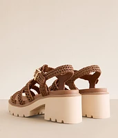 Harllow Raffia Chunky Heeled Sandal