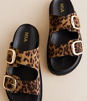 Genn Leopard Print Sandal