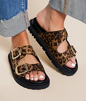 Genn Leopard Print Sandal