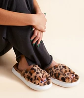 Leopard Criss Cross Slipper