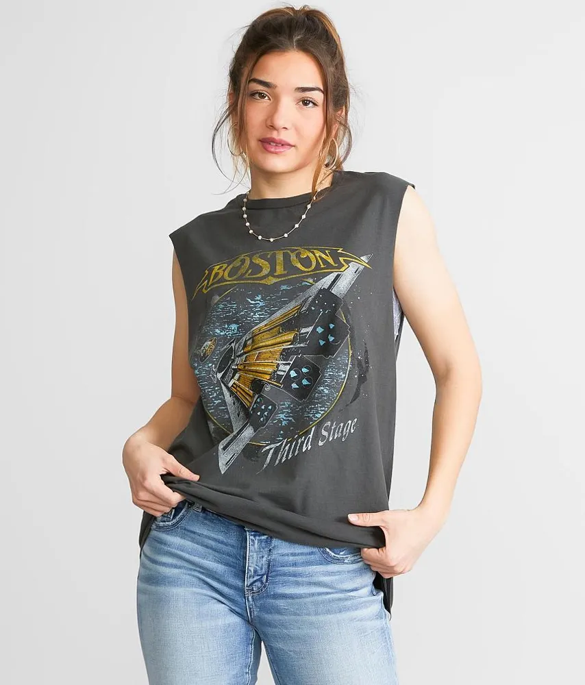 Boston Third Stage Band Muscle Tank Top