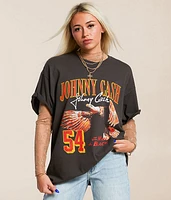 Merch Traffic Johnny Cash Ring Of Fire Band T-Shirt