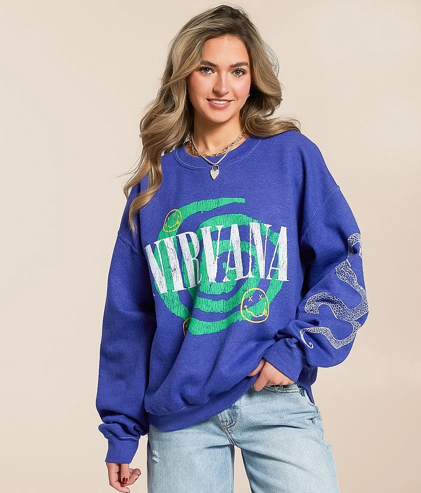 Merch Traffic Nirvana Oversized Band Pullover