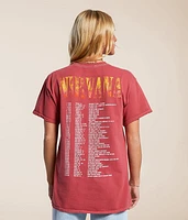 Nirvana Smiley Oversized Band T-Shirt