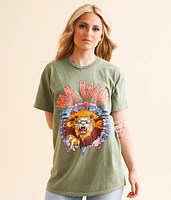 Merch Traffic Van Halen Lion Band T-Shirt